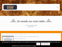 Tablet Screenshot of epicerie-arax.com